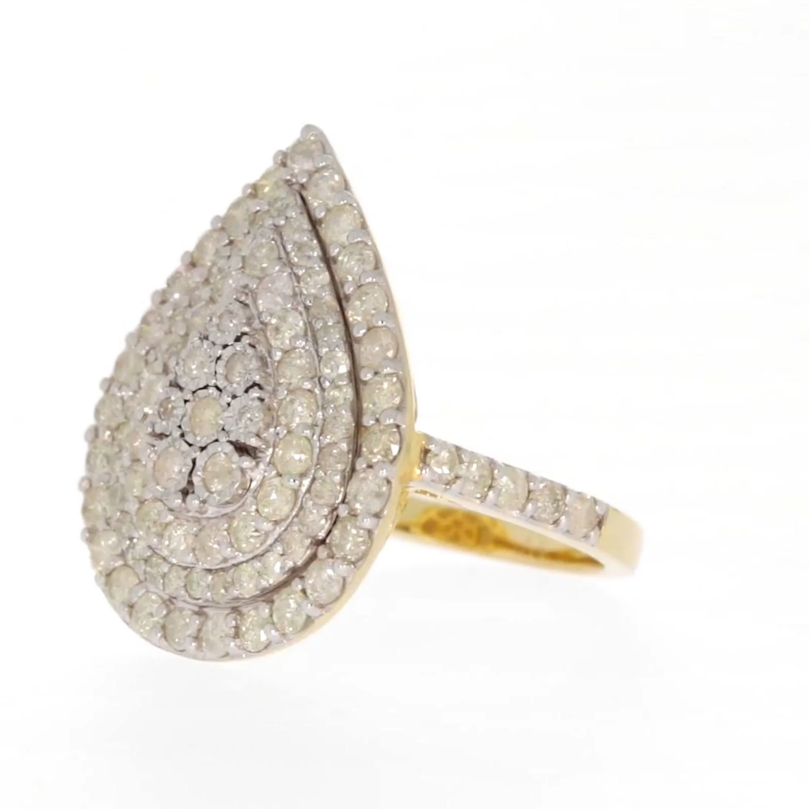 9ct Yellow Gold 2 CARAT tw of Diamonds Ring - Image 10