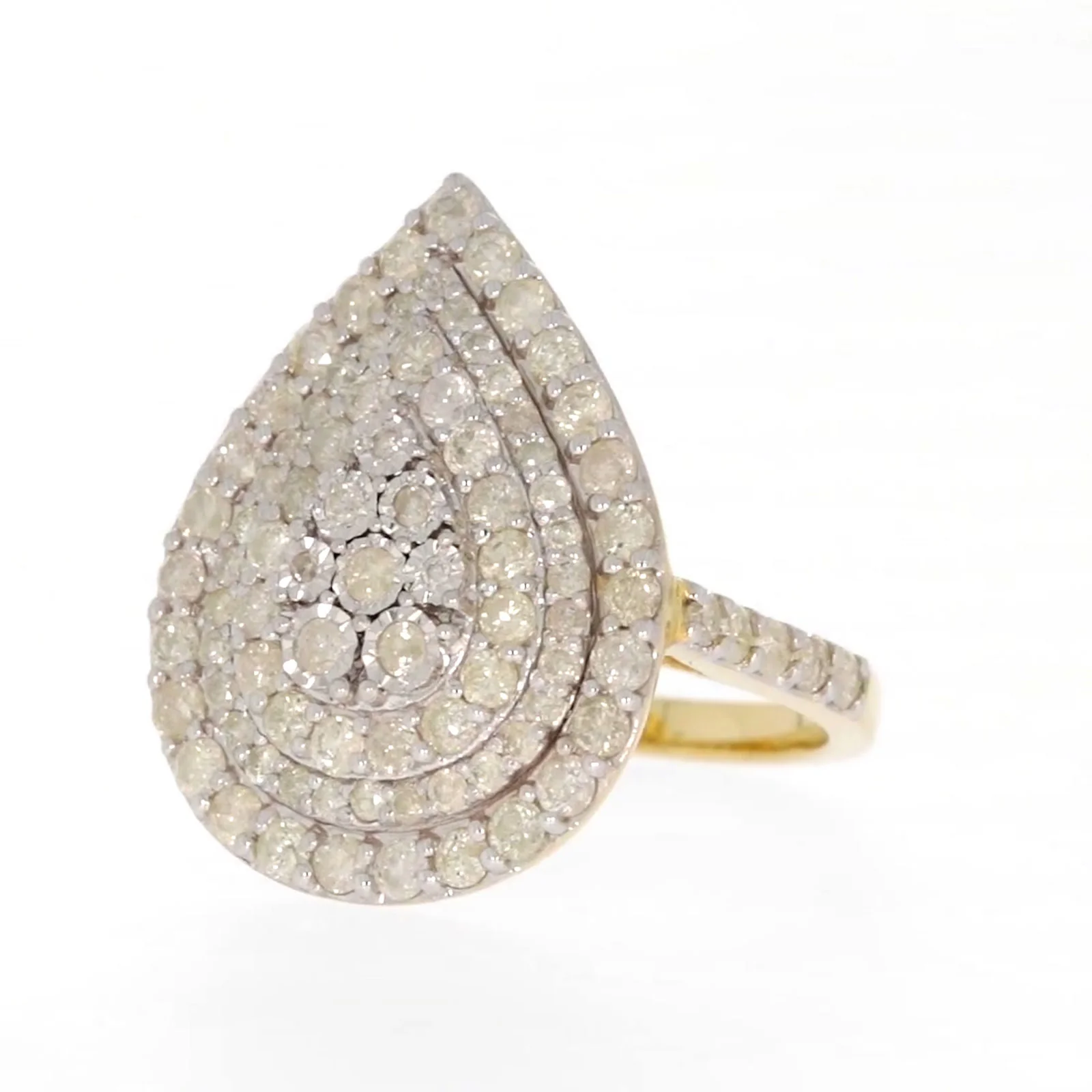 9ct Yellow Gold 2 CARAT tw of Diamonds Ring - Image 7