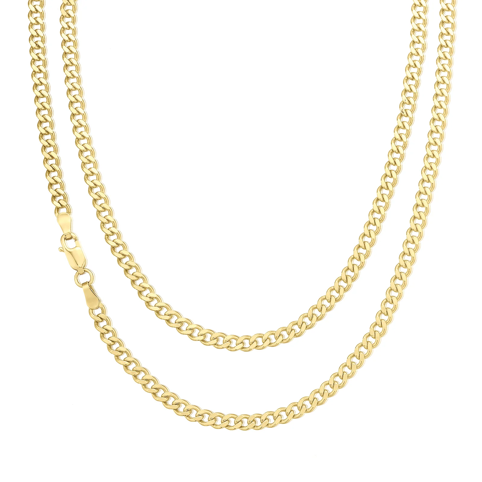 9ct Yellow Gold 50cm 100 Gauge Chain