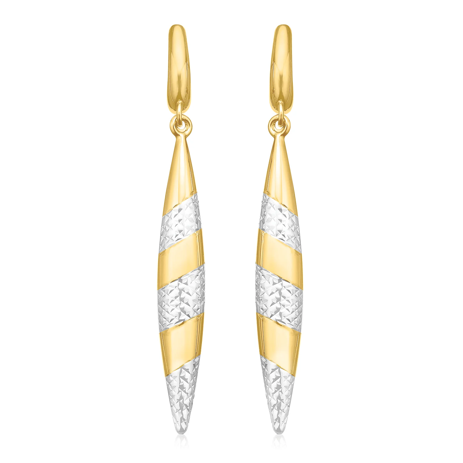 9ct Yellow Gold Fancy Drop Earrings