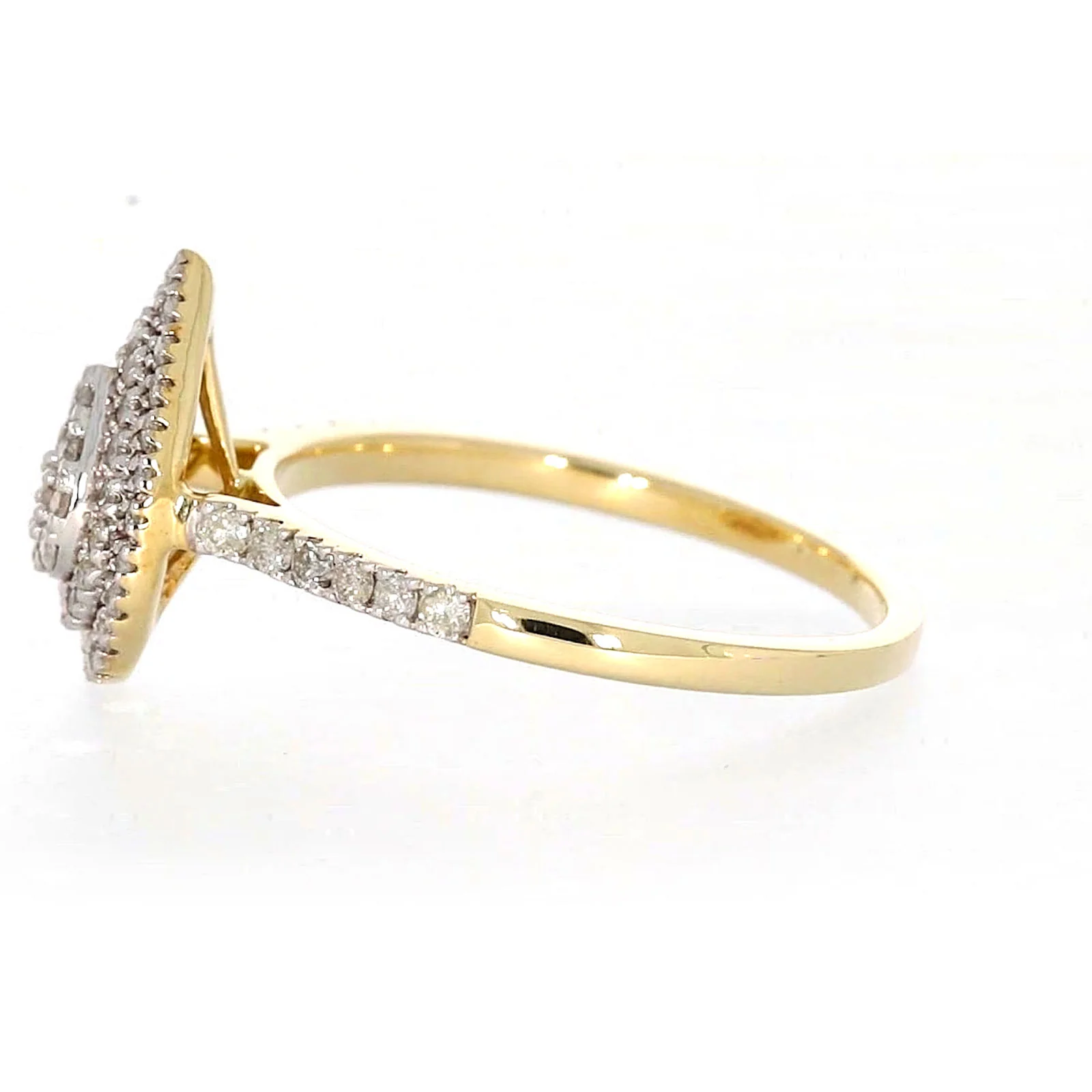 9ct Yellow Gold Round Brilliant Cut 1/2 CARAT tw of Diamonds Ring - Image 18