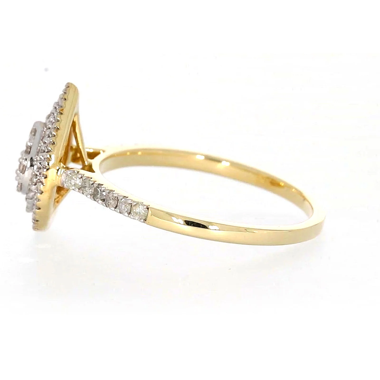 9ct Yellow Gold Round Brilliant Cut 1/2 CARAT tw of Diamonds Ring - Image 20