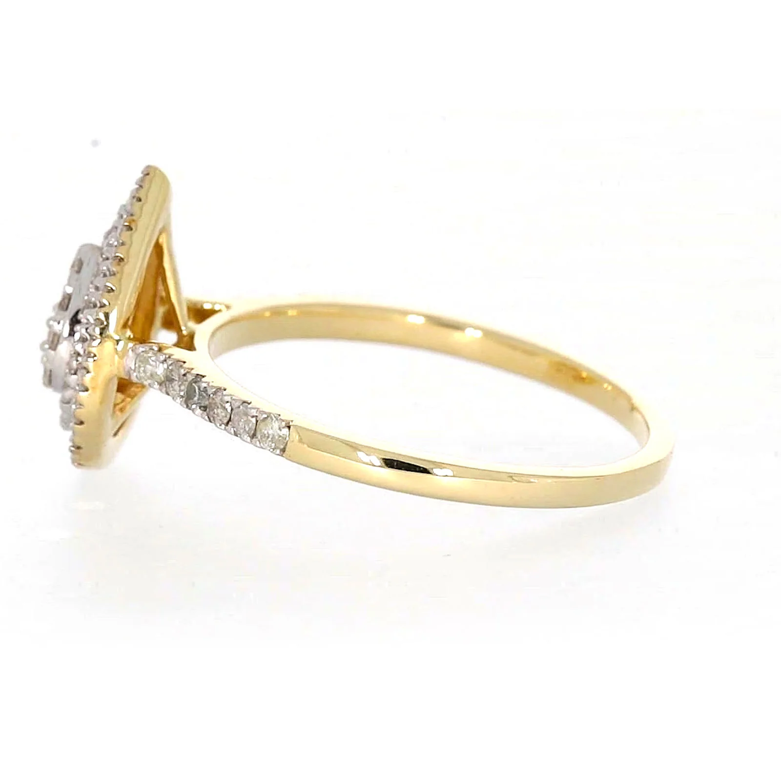 9ct Yellow Gold Round Brilliant Cut 1/2 CARAT tw of Diamonds Ring - Image 21