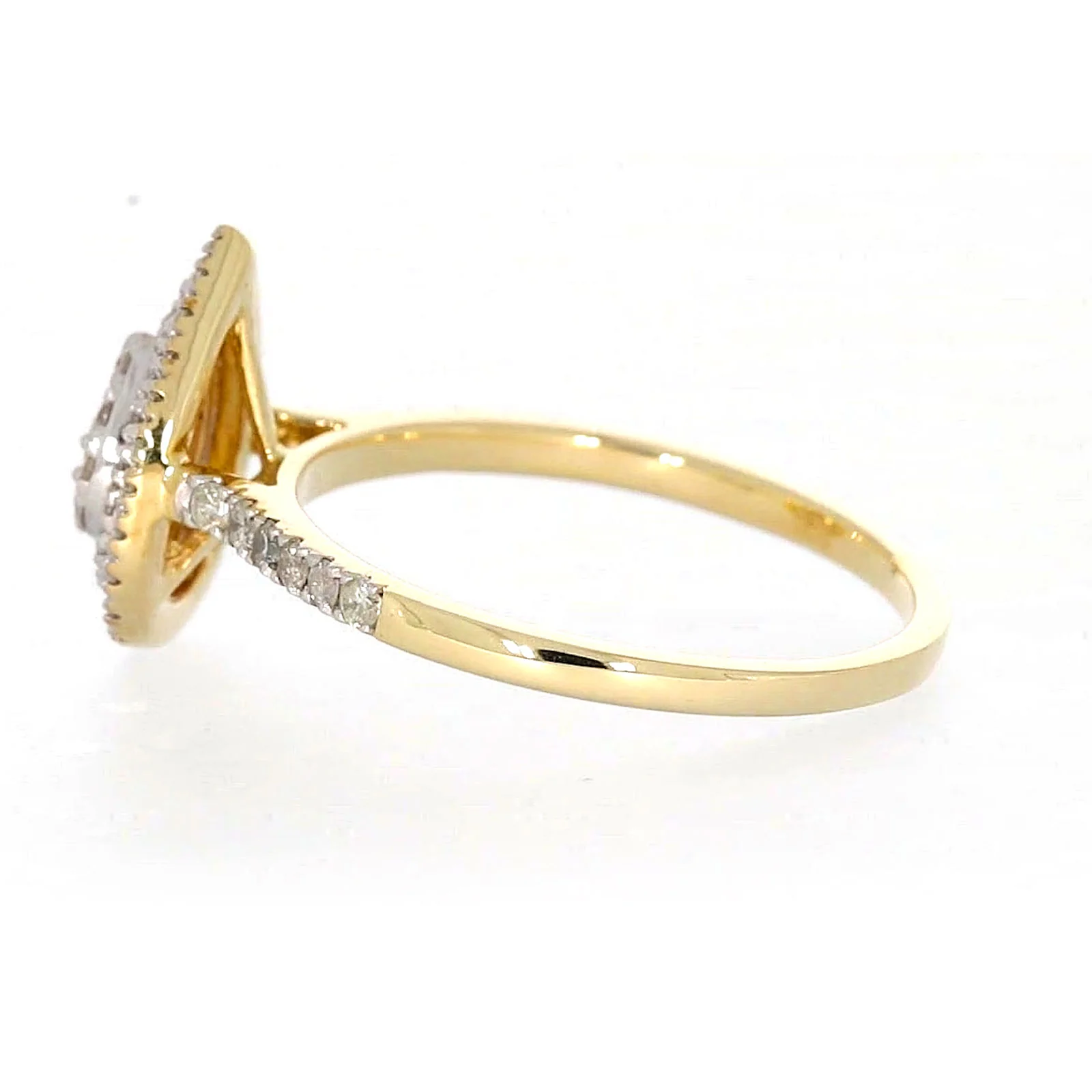 9ct Yellow Gold Round Brilliant Cut 1/2 CARAT tw of Diamonds Ring - Image 22
