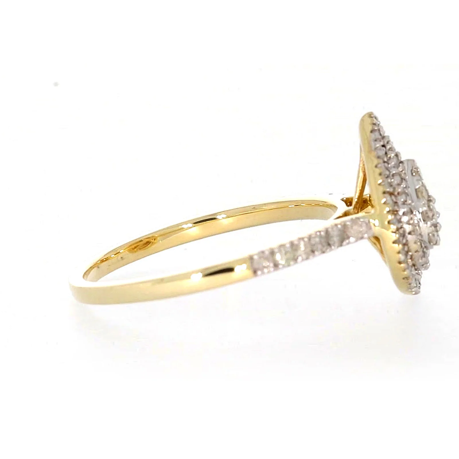 9ct Yellow Gold Round Brilliant Cut 1/2 CARAT tw of Diamonds Ring - Image 56