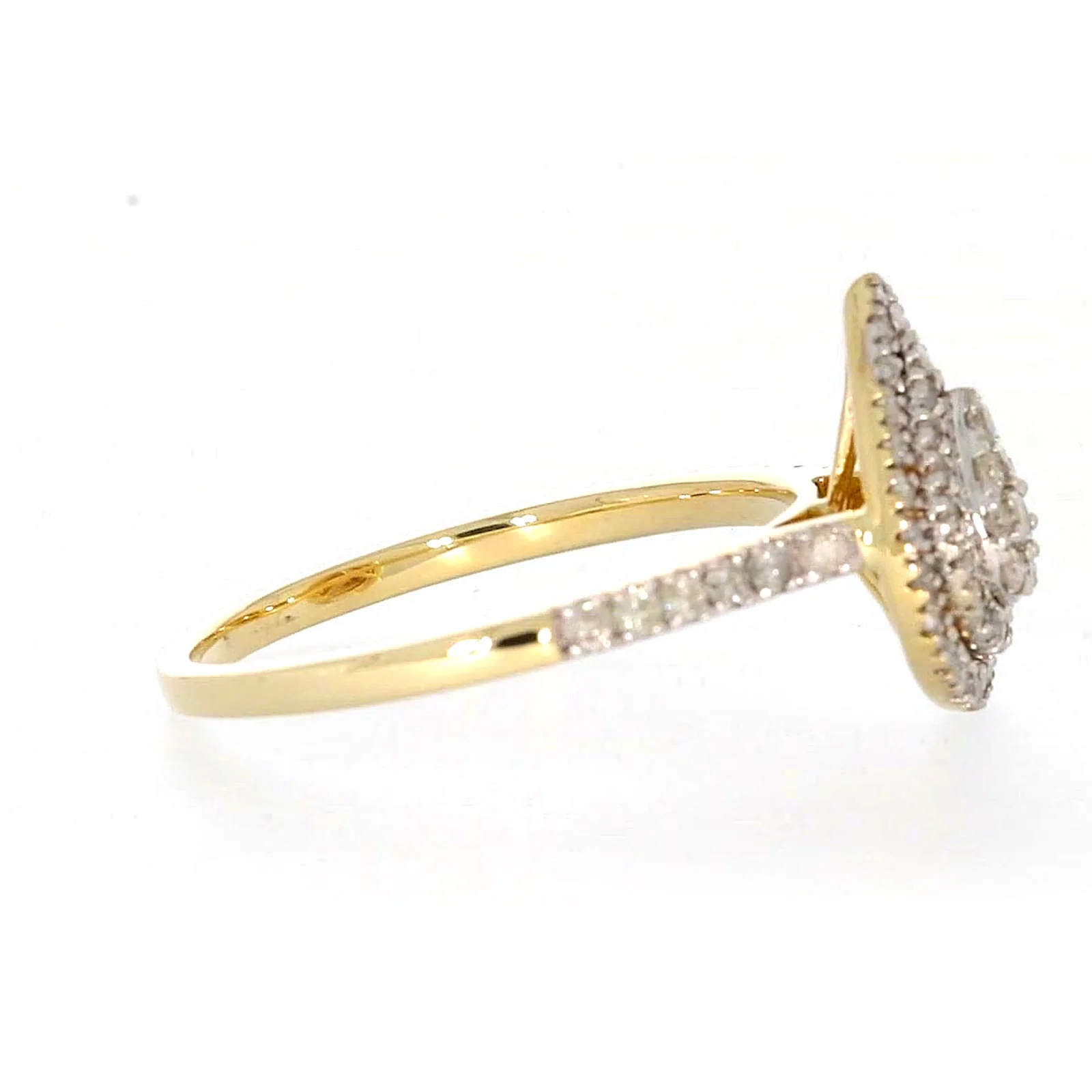 9ct Yellow Gold Round Brilliant Cut 1/2 CARAT tw of Diamonds Ring - Image 57