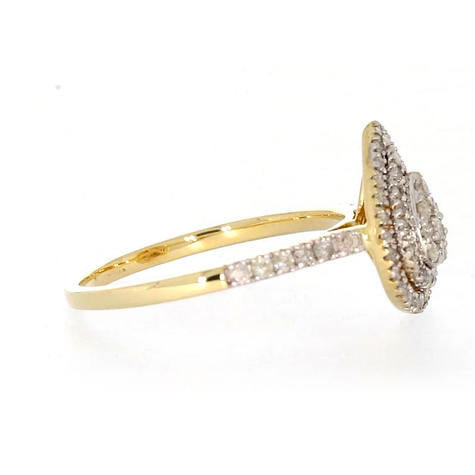 9ct Yellow Gold Round Brilliant Cut 1/2 CARAT tw of Diamonds Ring - Image 58