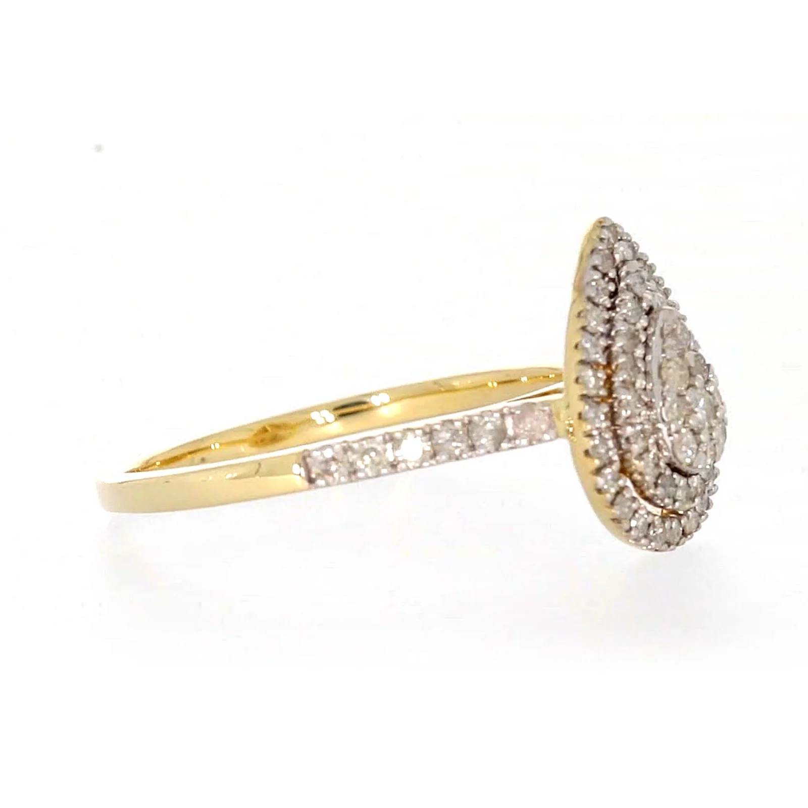 9ct Yellow Gold Round Brilliant Cut 1/2 CARAT tw of Diamonds Ring - Image 61