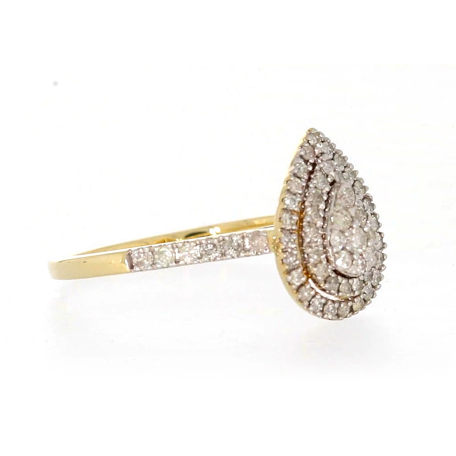 9ct Yellow Gold Round Brilliant Cut 1/2 CARAT tw of Diamonds Ring - Image 64