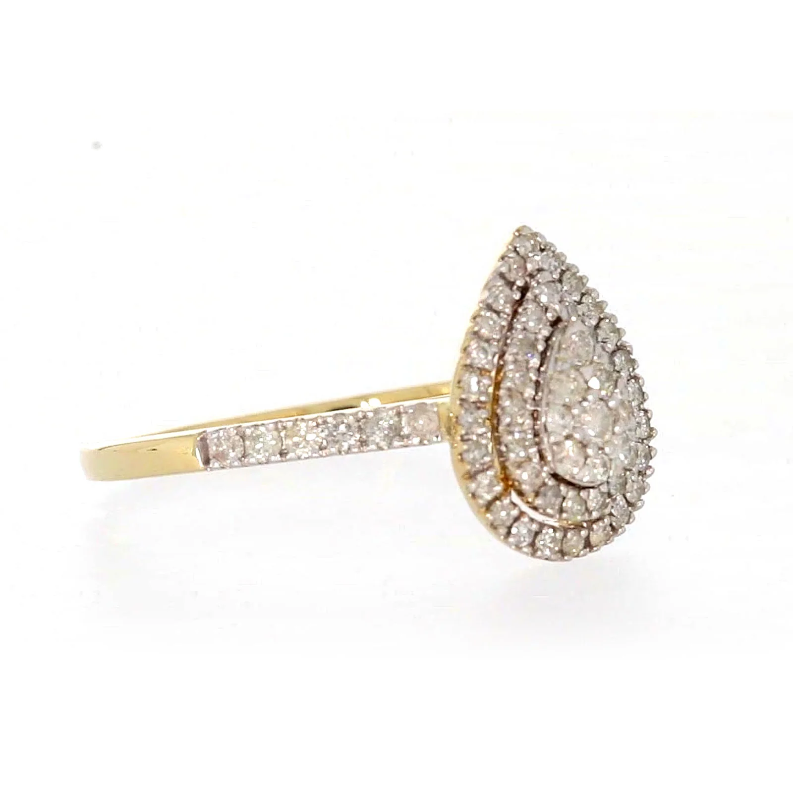 9ct Yellow Gold Round Brilliant Cut 1/2 CARAT tw of Diamonds Ring - Image 65