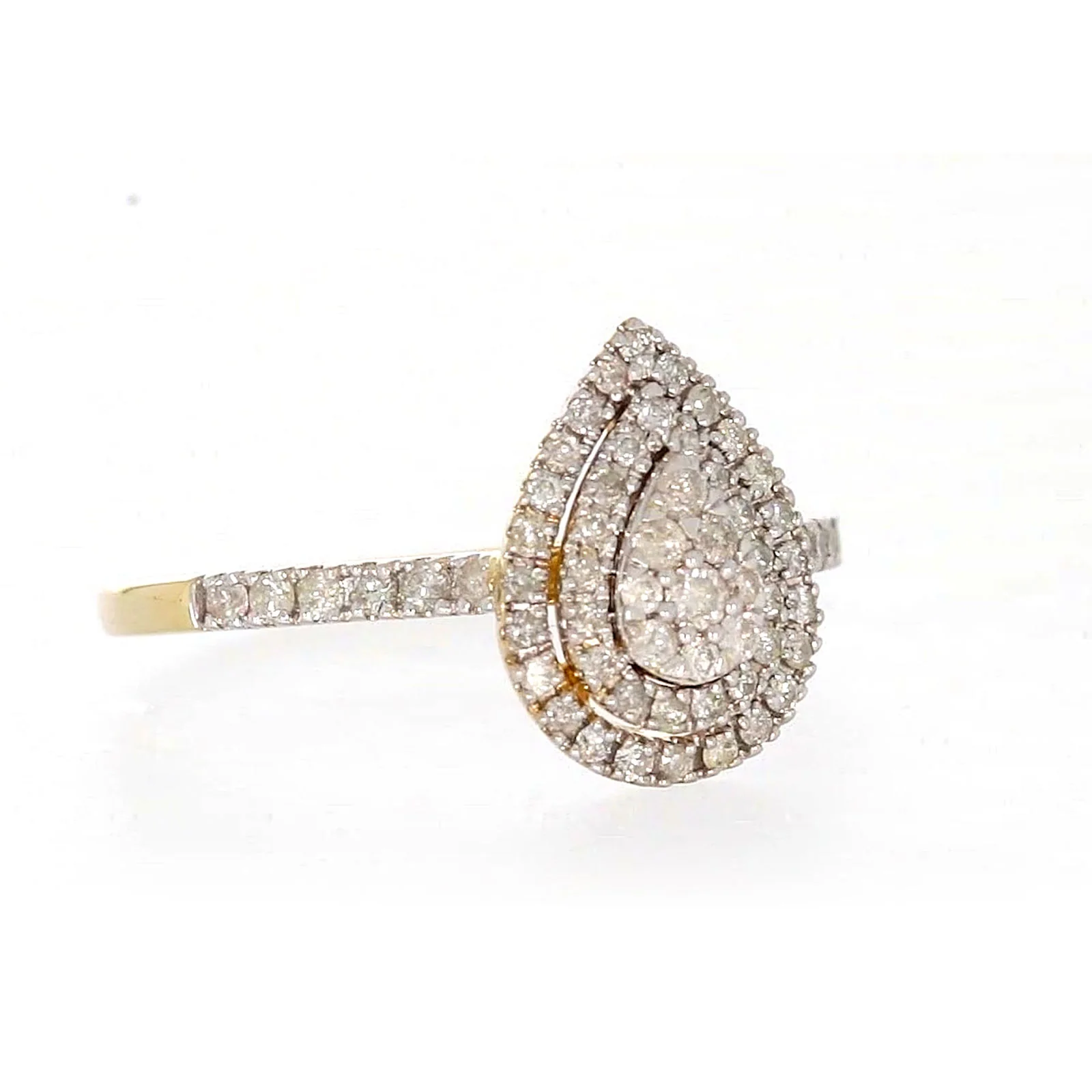 9ct Yellow Gold Round Brilliant Cut 1/2 CARAT tw of Diamonds Ring - Image 68