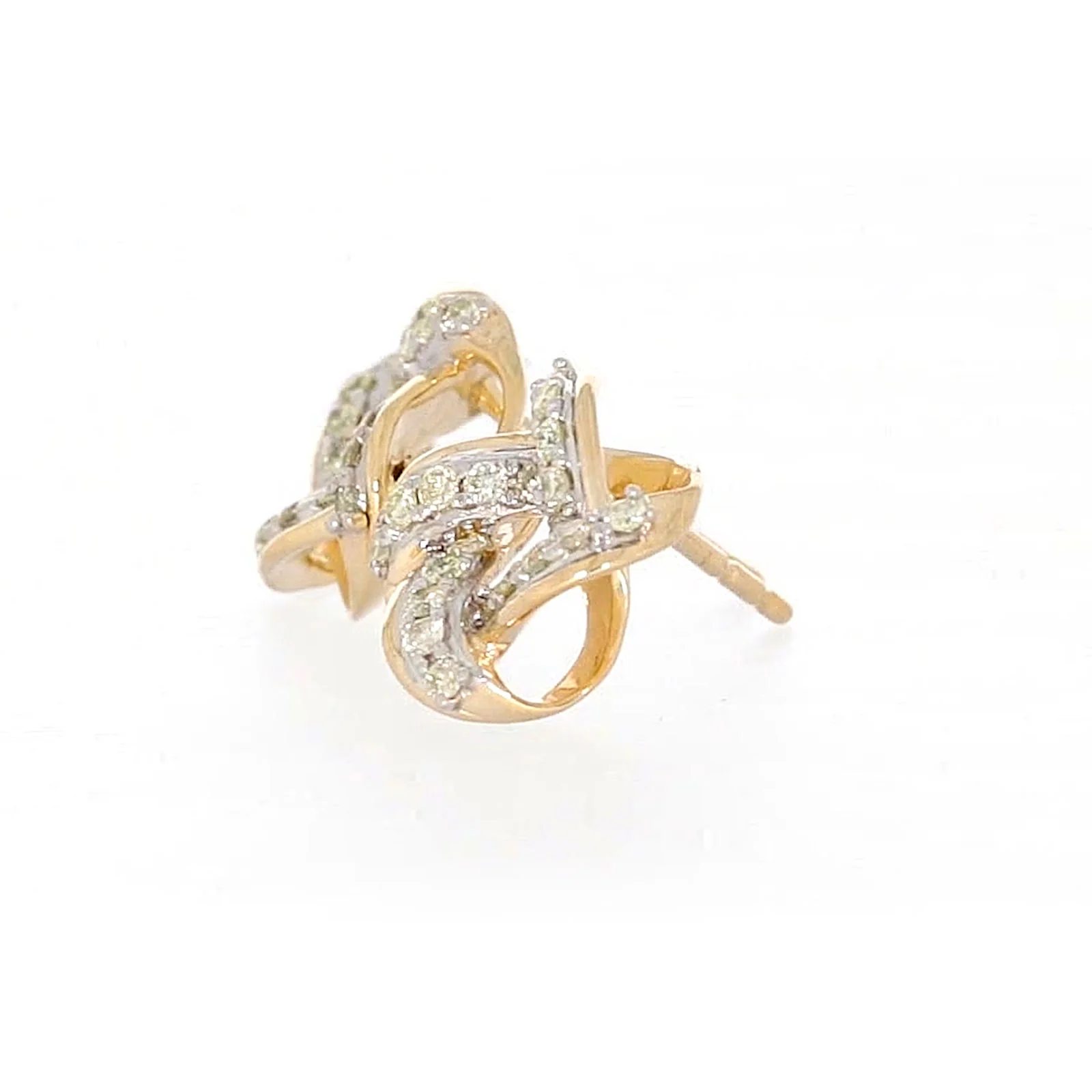 9ct Yellow Gold 0.25 ctw Diamond Stud Earrings - Image 17