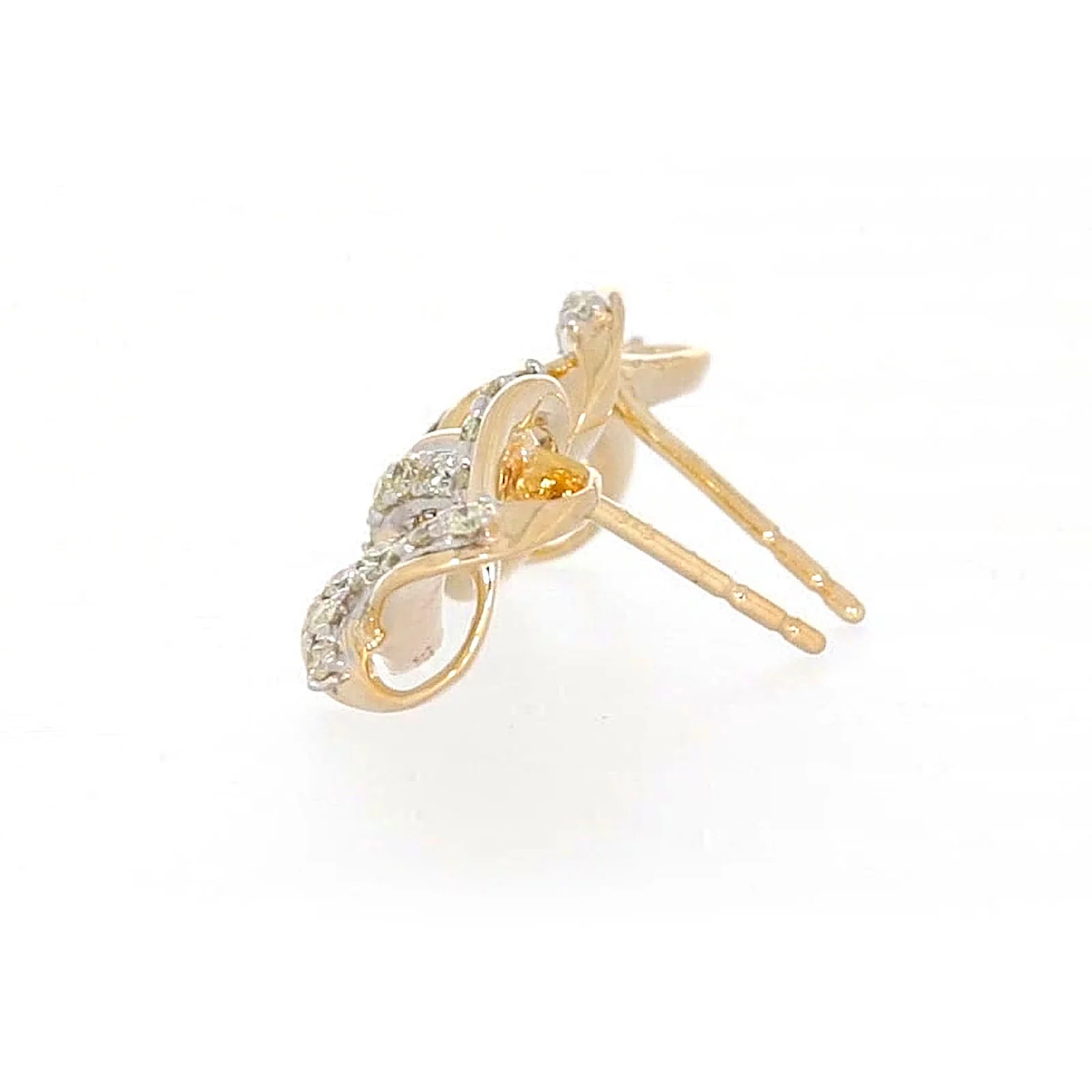 9ct Yellow Gold 0.25 ctw Diamond Stud Earrings - Image 23