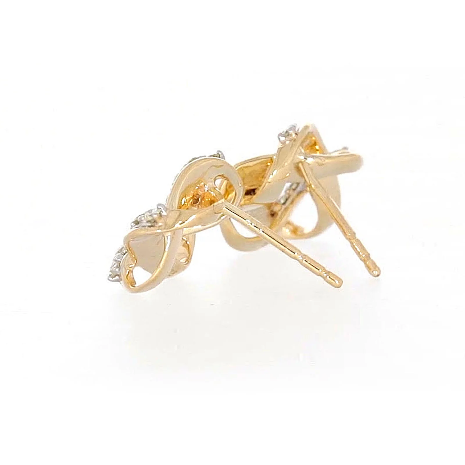 9ct Yellow Gold 0.25 ctw Diamond Stud Earrings - Image 28