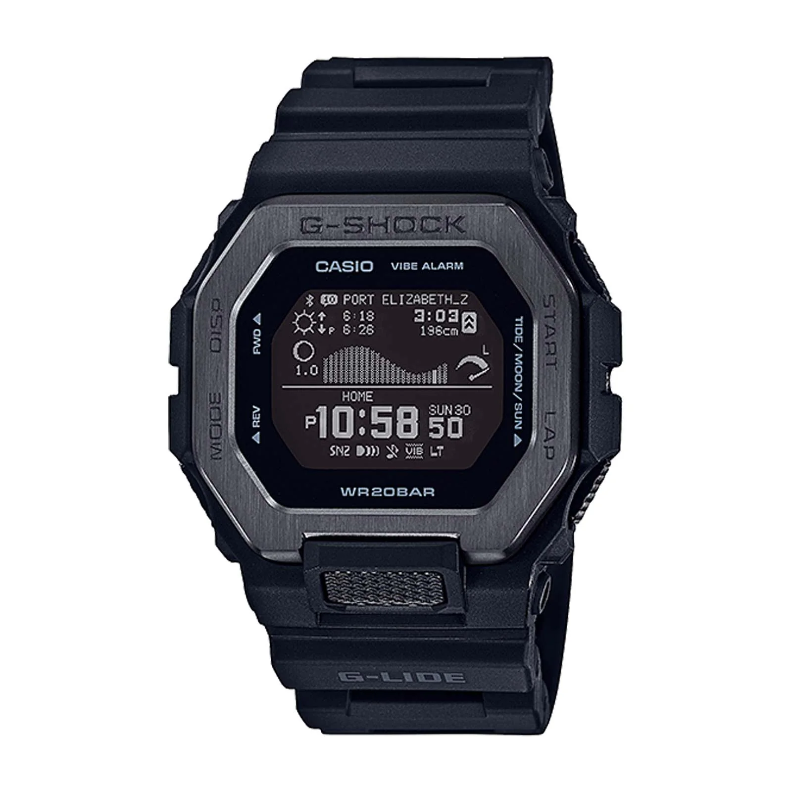 Casio G-Shock Black Resin Bluetooth Watch GBX100NS-1D