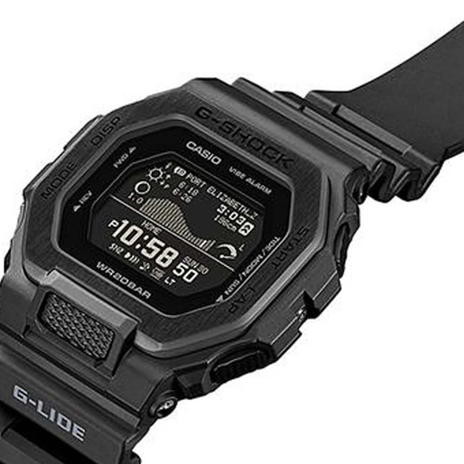 Casio G-Shock Black Resin Bluetooth Watch GBX100NS-1D - Image 2