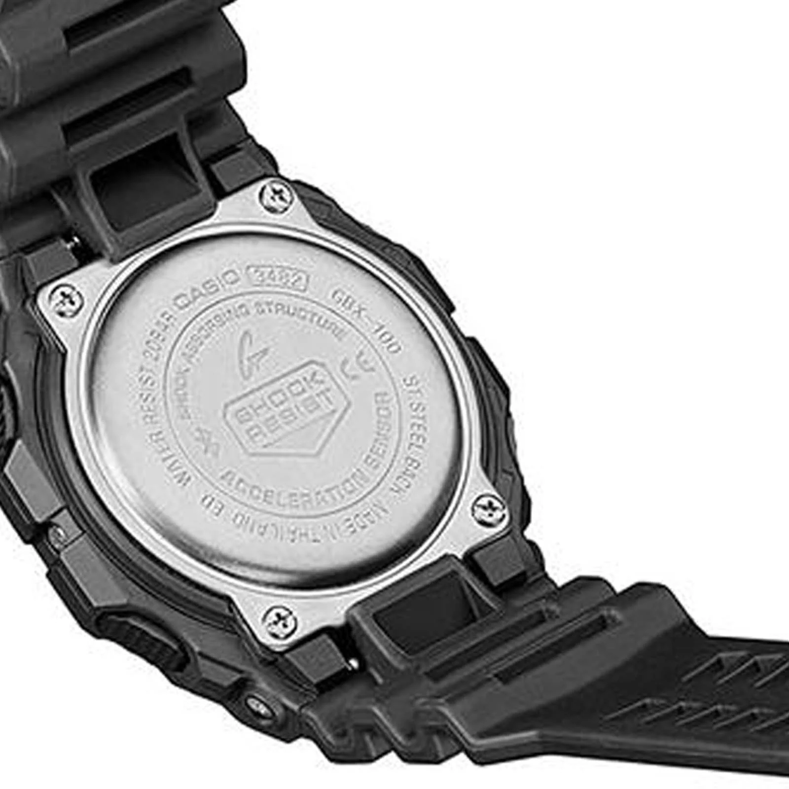 Casio G-Shock Black Resin Bluetooth Watch GBX100NS-1D - Image 3