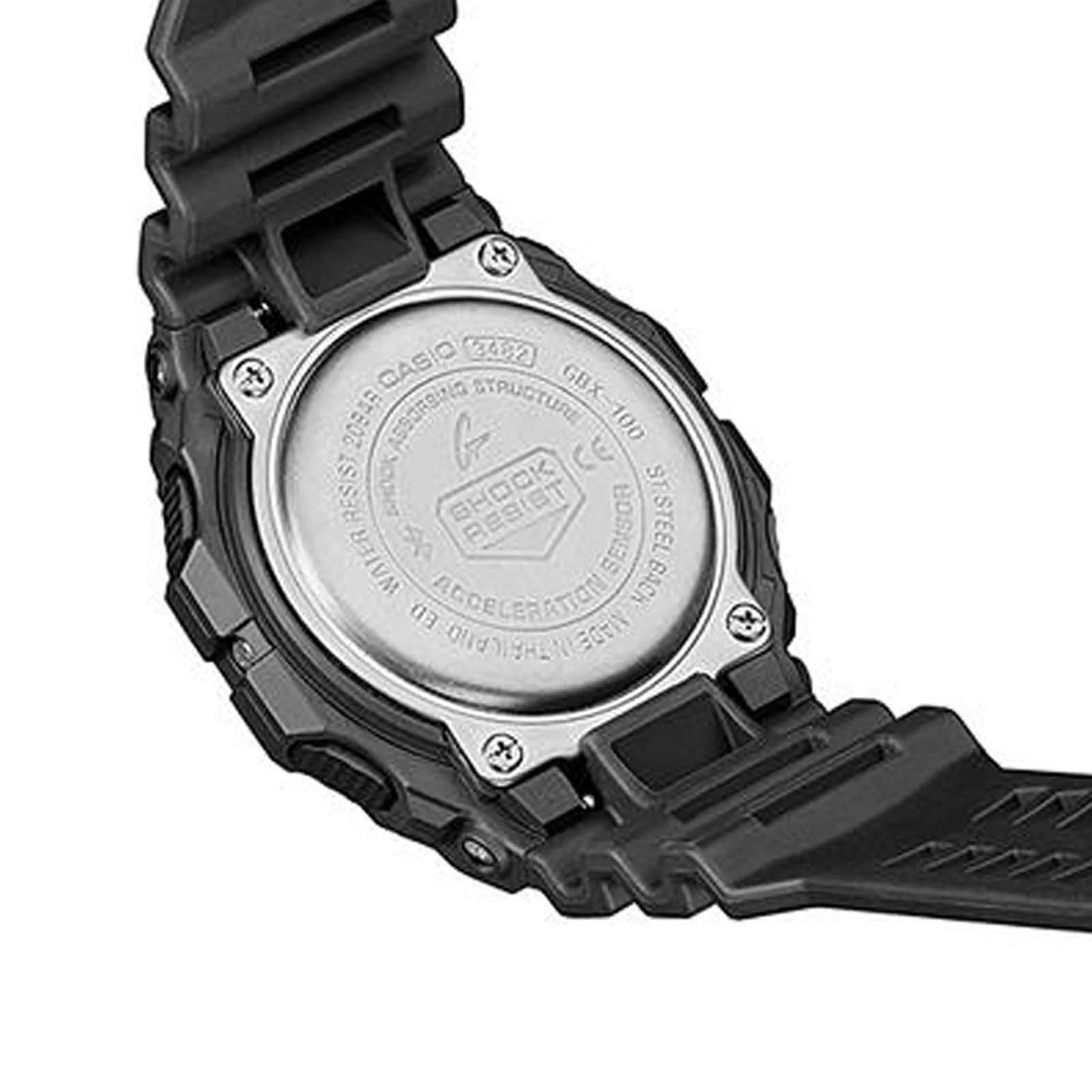 Casio G-Shock Black Resin Bluetooth Watch GBX100NS-4D - Image 3
