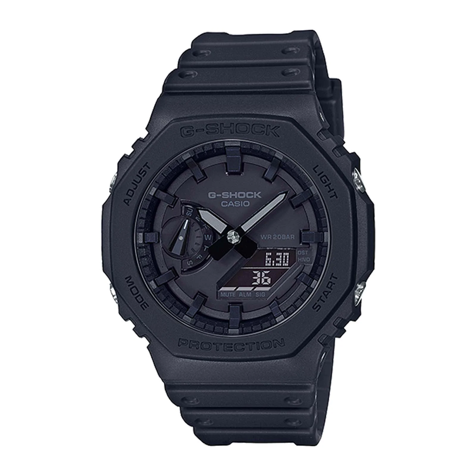 Casio G-Shock Carbon Core Guard Watch GA2100-1A1