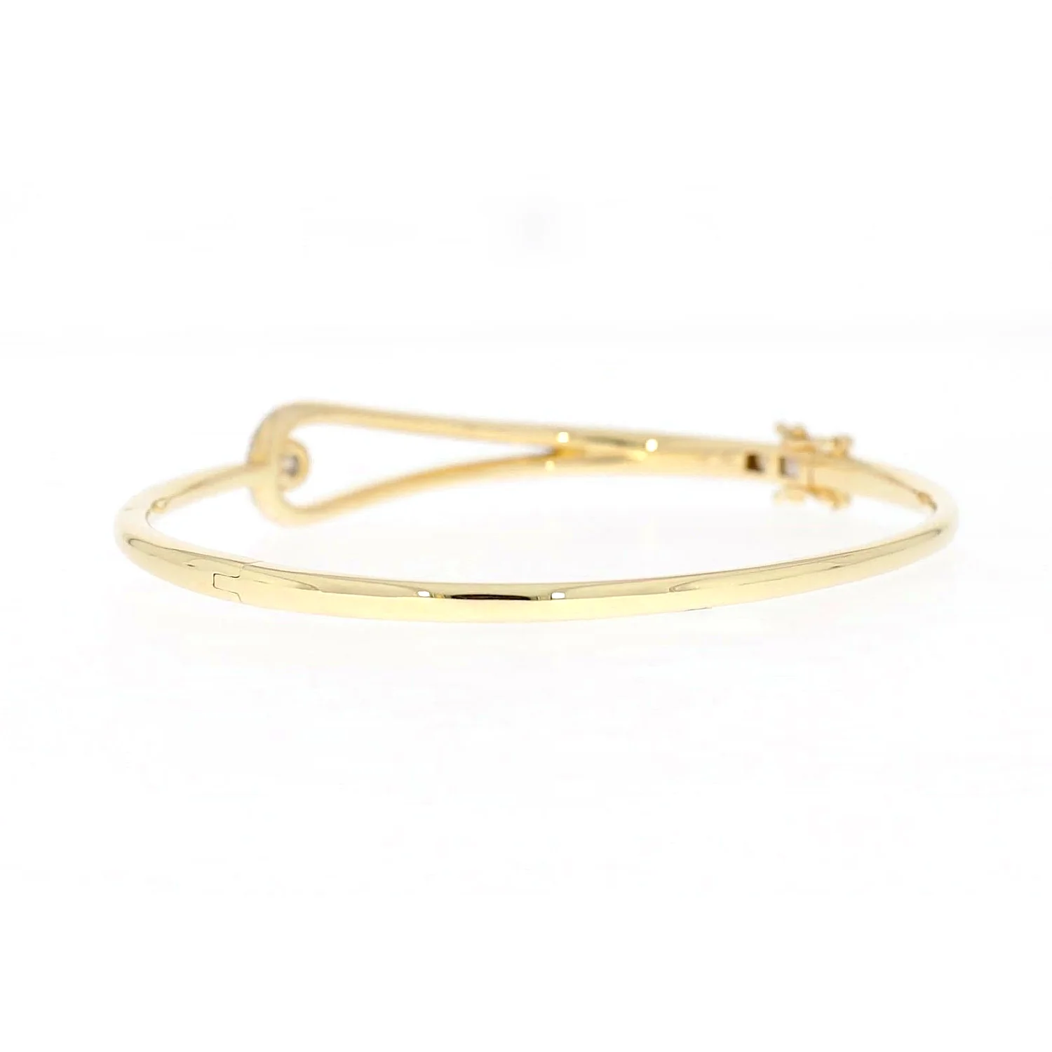 Celebration 9ct Yellow and White Gold with Round Brilliant Cut 1 Carat tw of Lab Grown Diamond Bangle - Image 27