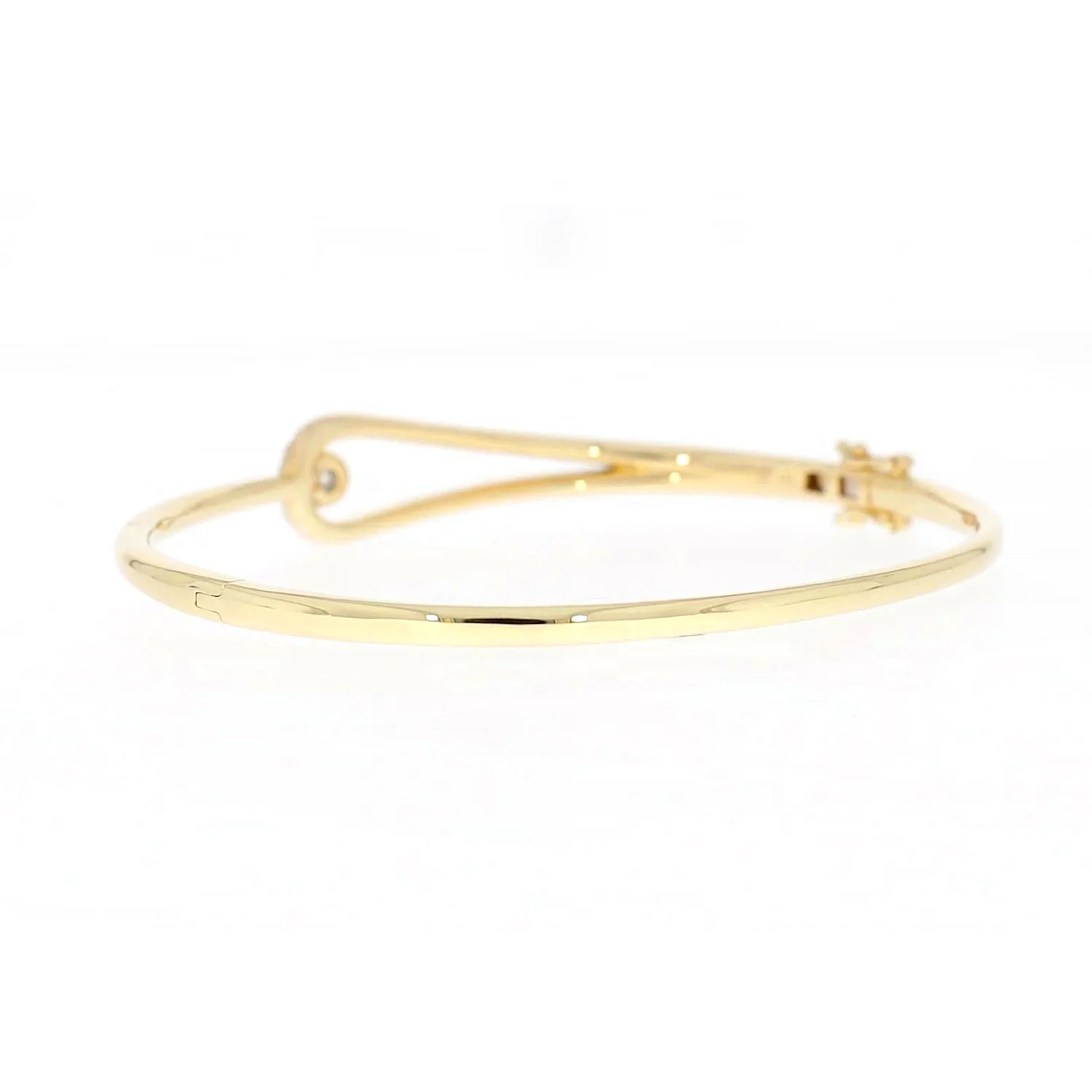 Celebration 9ct Yellow and White Gold with Round Brilliant Cut 1 Carat tw of Lab Grown Diamond Bangle - Image 28