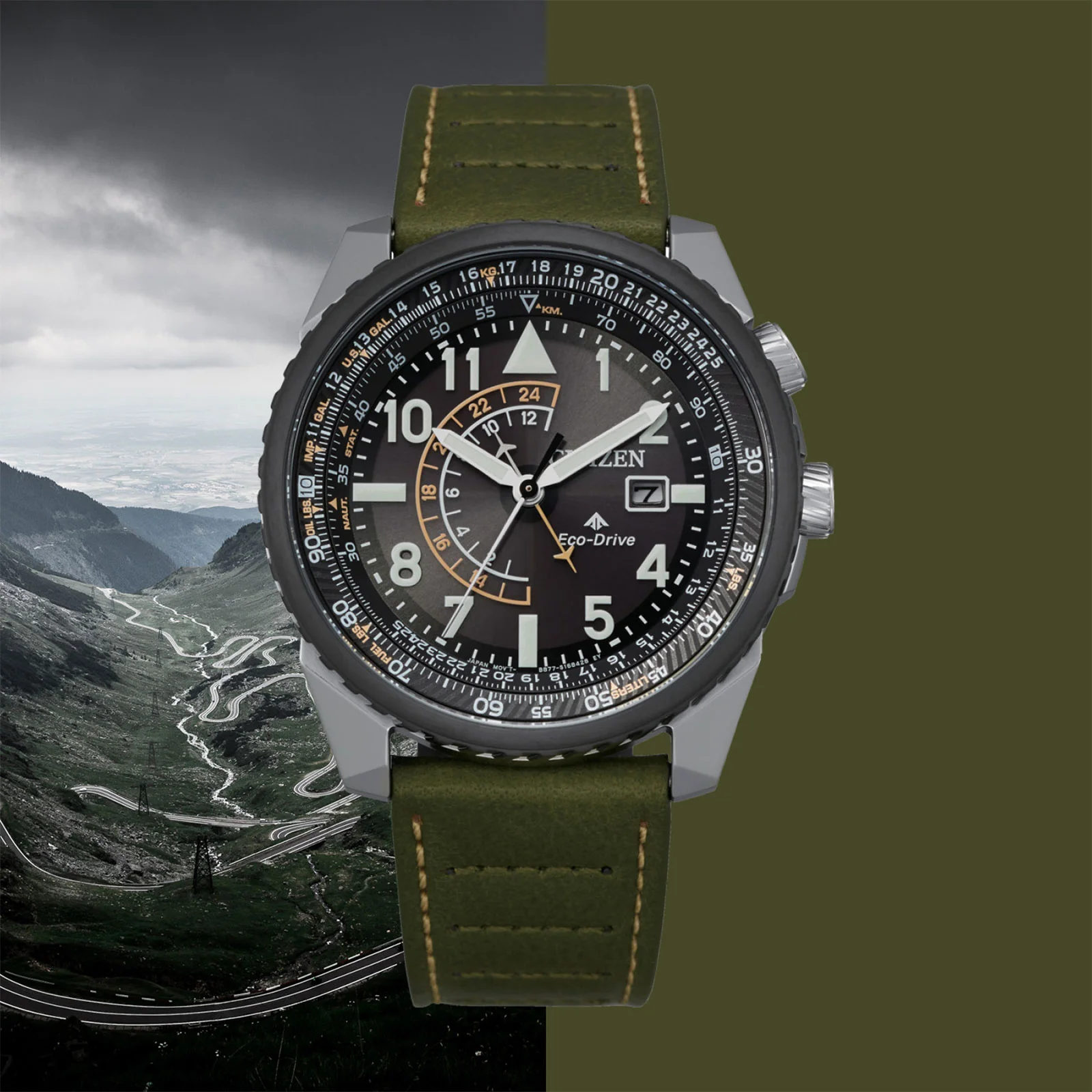 CITIZEN Promaster Sky Eco-Drive Black Dial Watch BJ7138-04E - Image 4