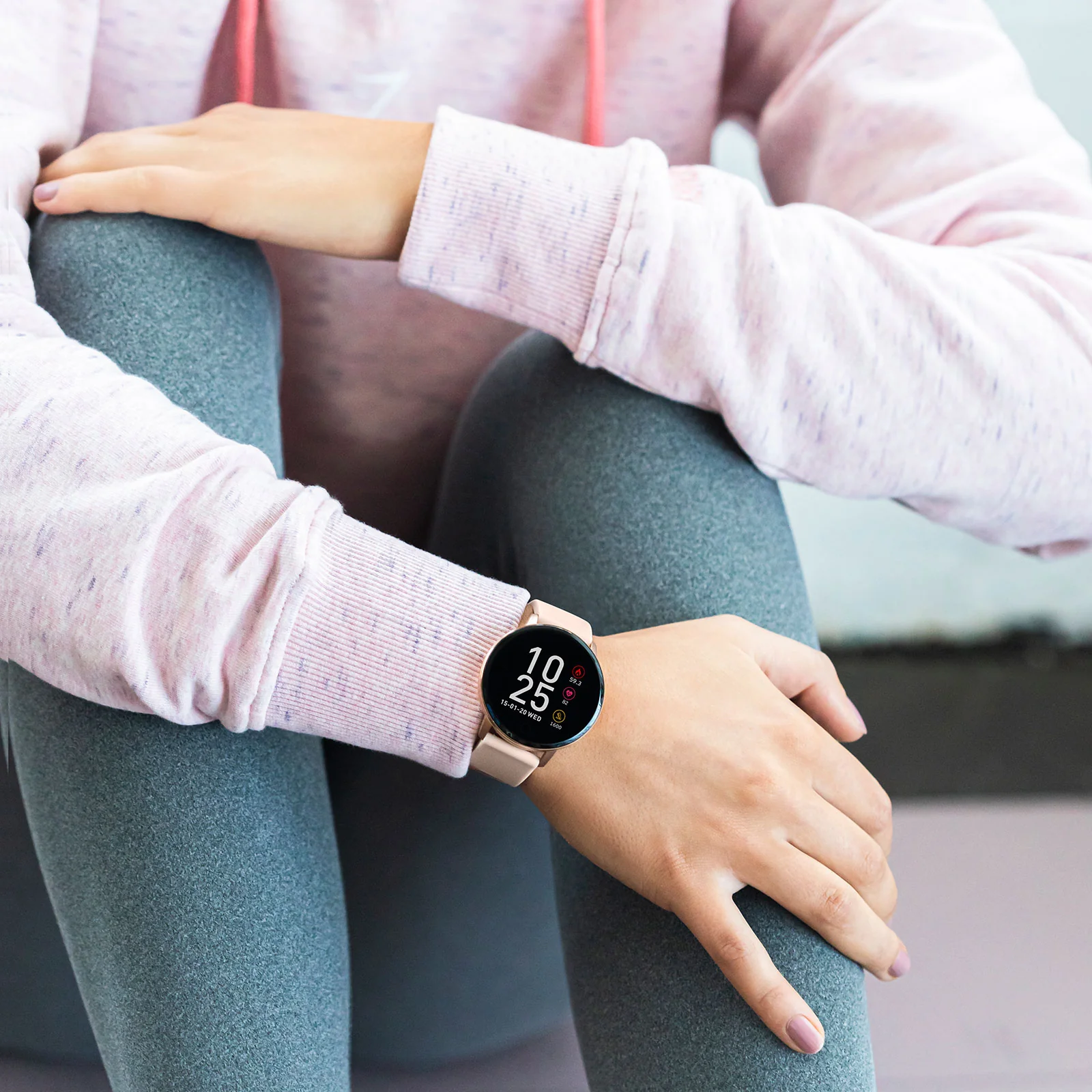 Reflex Active Pink Premium Smart Watch Series 05 RA05-2020 - Image 4