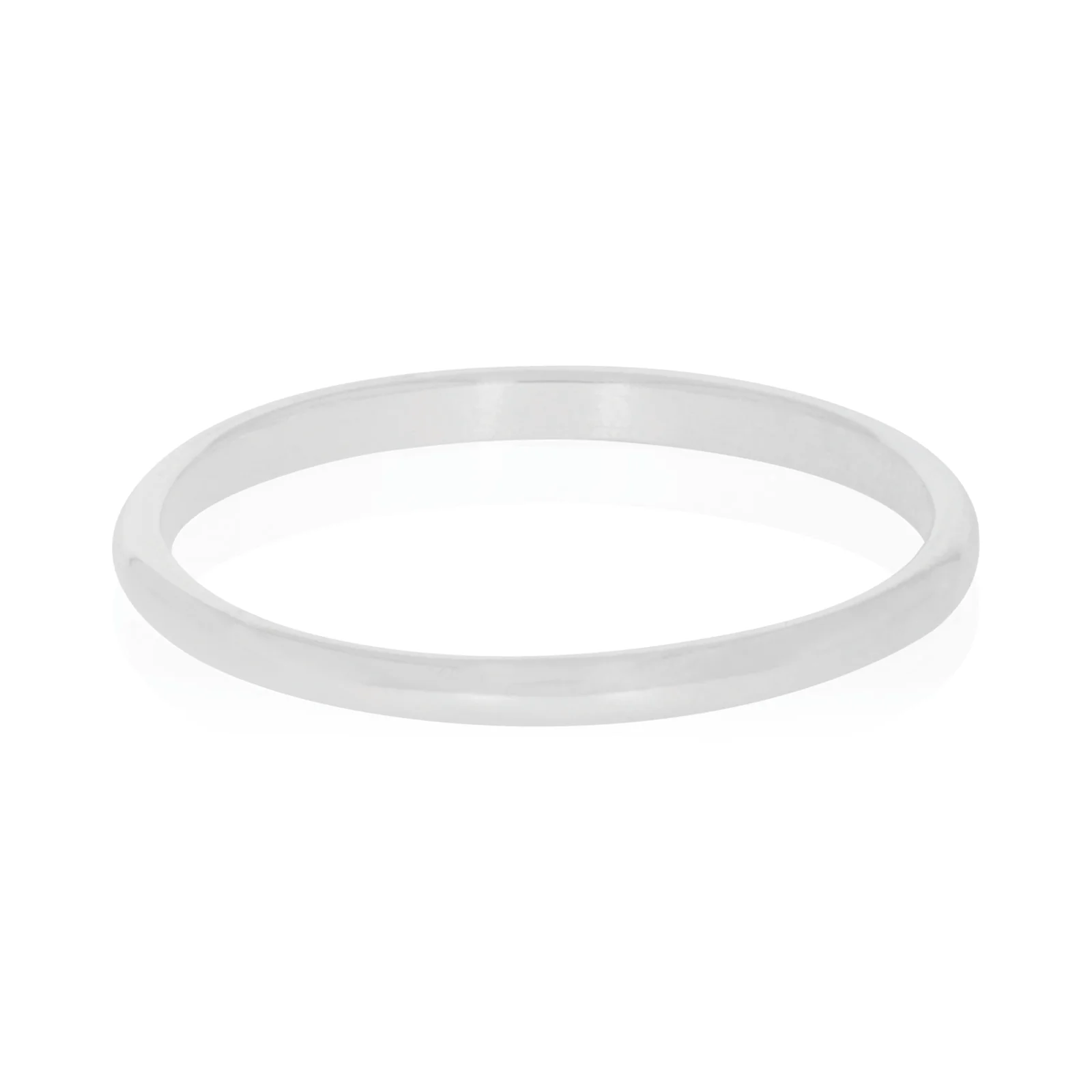 Sterling Silver 1.7mm High Dome Ring