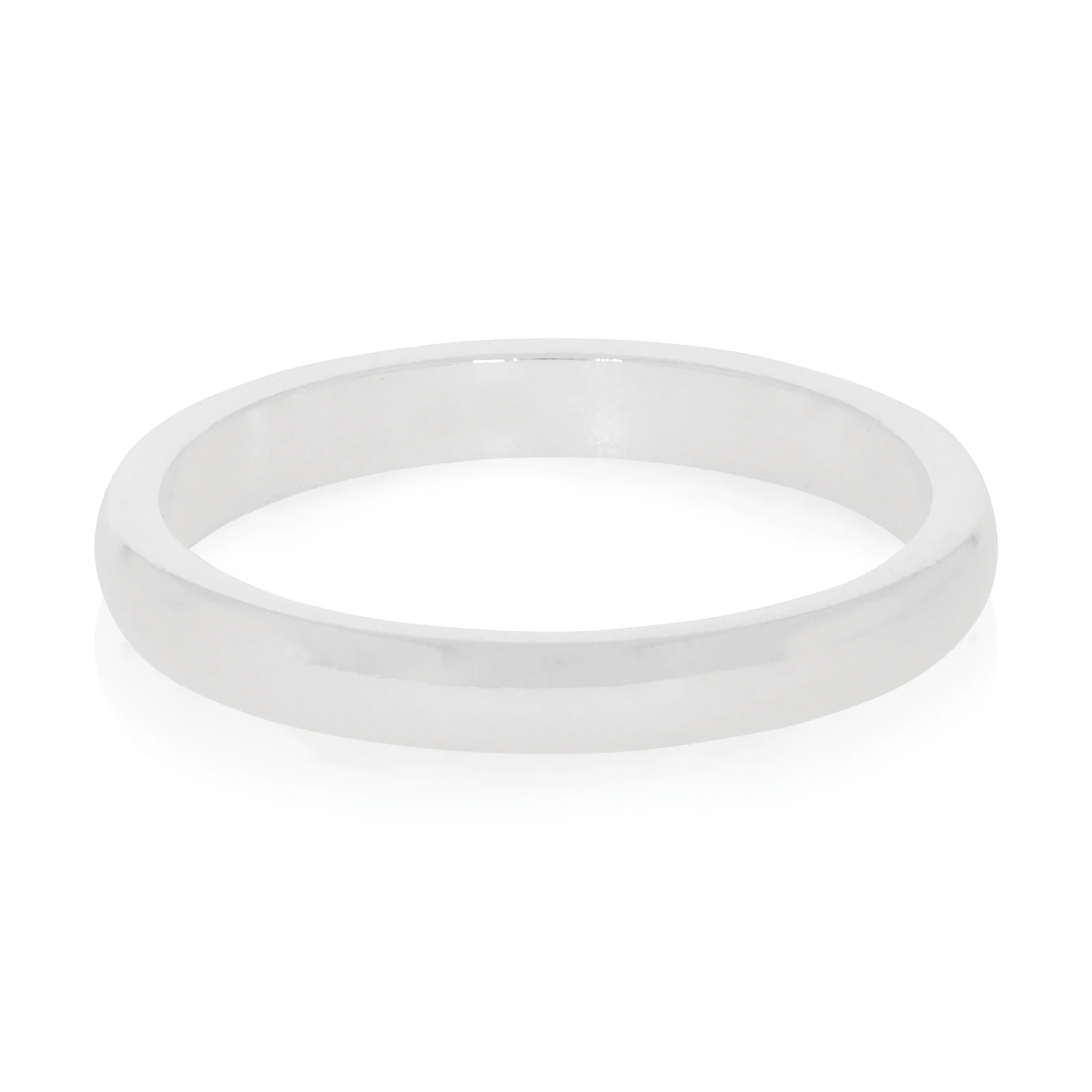 Sterling Silver 2.7mm High Dome Rings