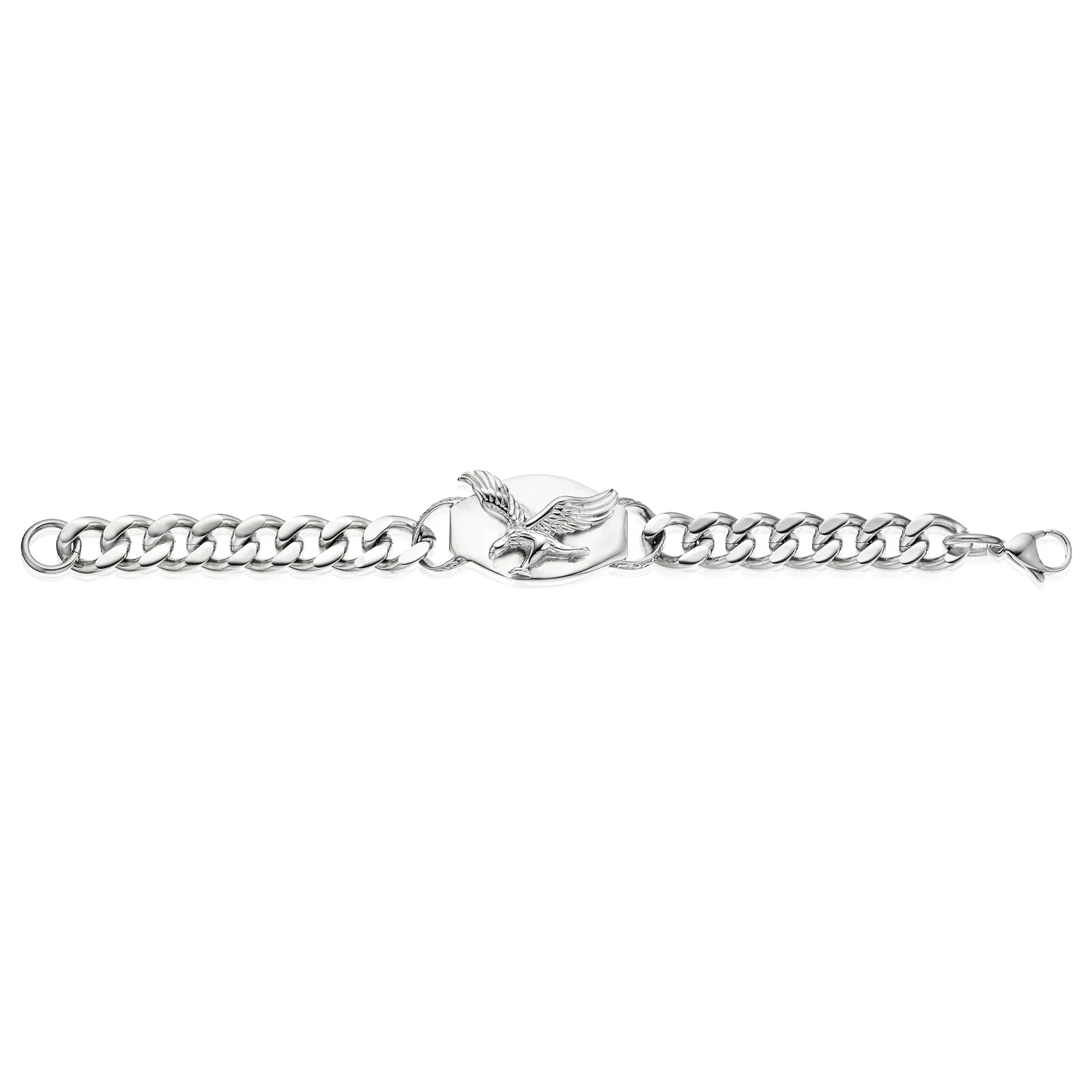 Tensity 22cm Stainless Steel Eagle Bracelet - Image 2