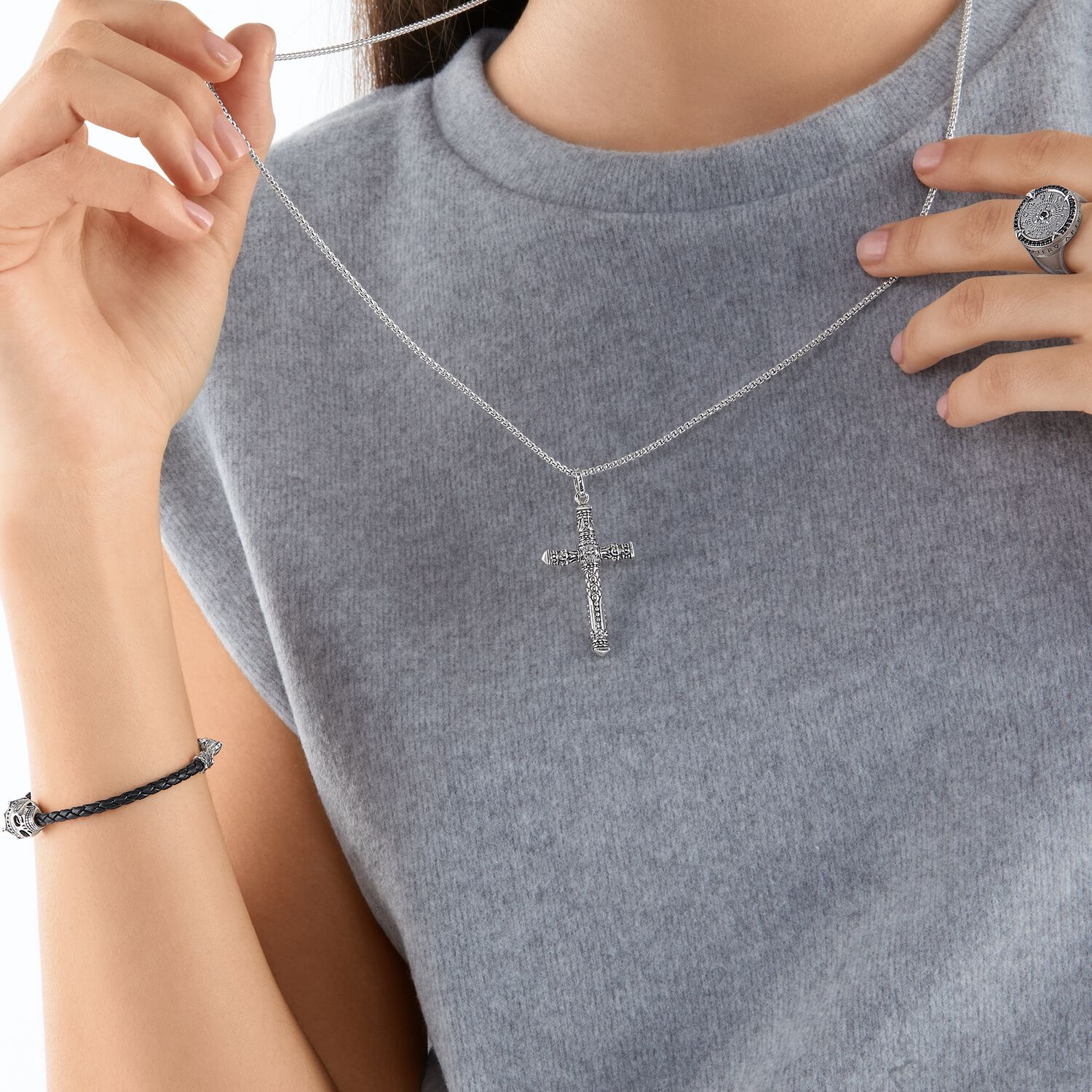 Thomas Sabo Pendant Cross Silver - Image 4